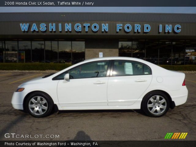 2008 Honda Civic LX Sedan in Taffeta White