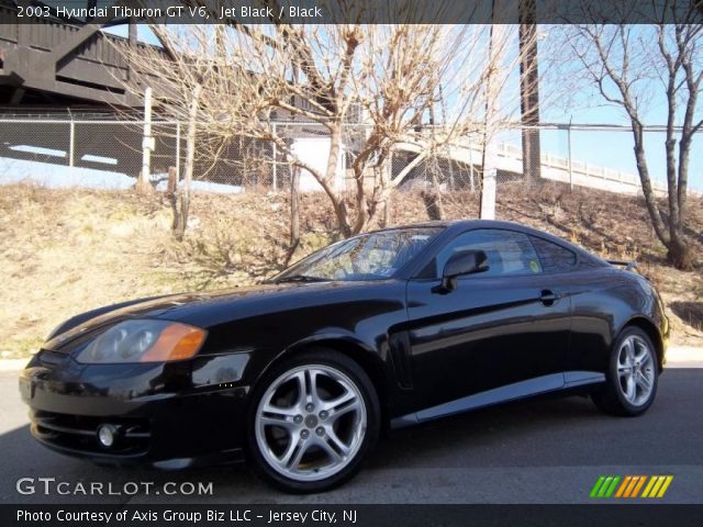 2003 Hyundai Tiburon GT V6 in Jet Black