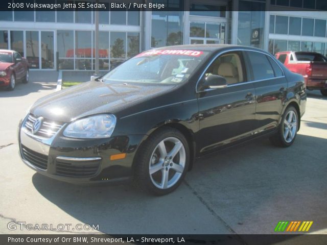 2008 Volkswagen Jetta SE Sedan in Black