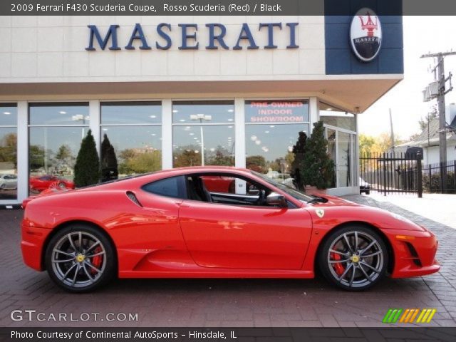 2009 Ferrari F430 Scuderia Coupe in Rosso Scuderia (Red)