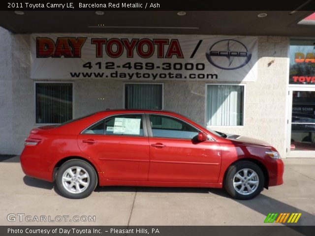 2011 Toyota Camry LE in Barcelona Red Metallic