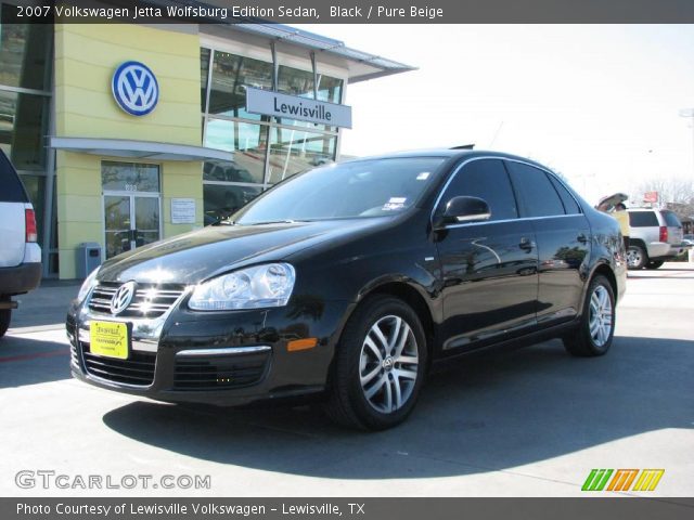 2007 Volkswagen Jetta Wolfsburg Edition Sedan in Black