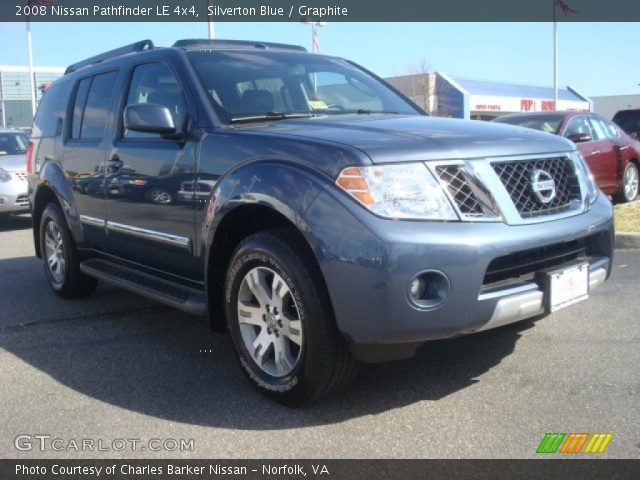 2008 Nissan Pathfinder LE 4x4 in Silverton Blue