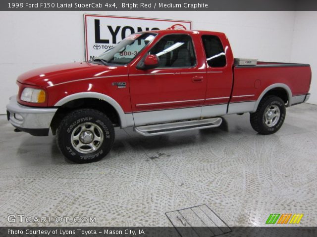 1998 Ford F150 Lariat SuperCab 4x4 in Bright Red