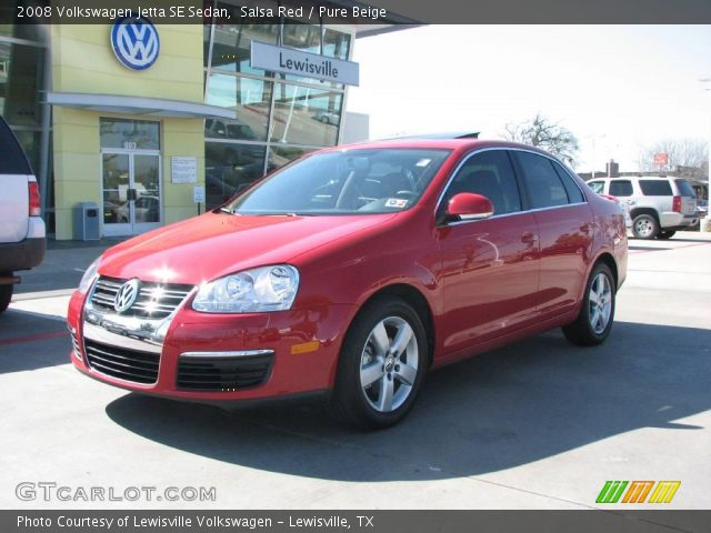 2008 Volkswagen Jetta SE Sedan in Salsa Red