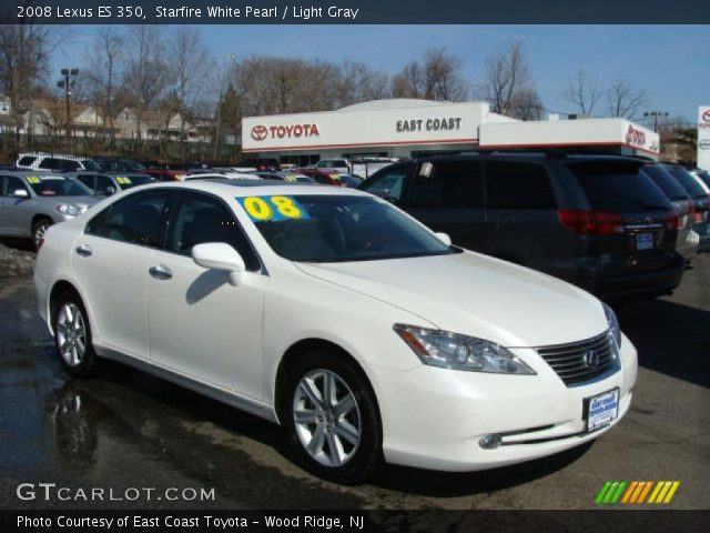 2008 Lexus ES 350 in Starfire White Pearl
