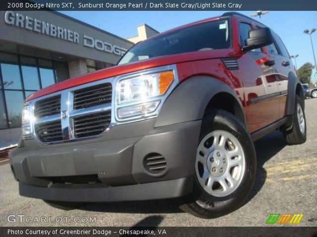 2008 Dodge Nitro SXT in Sunburst Orange Pearl