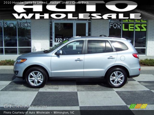 2010 Hyundai Santa Fe Limited in Radiant Silver