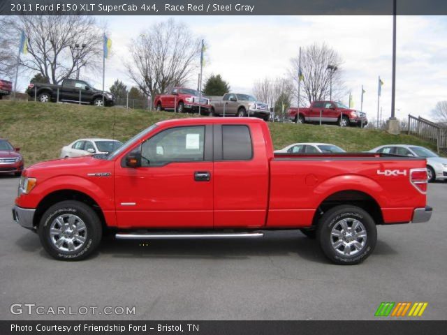 2011 Ford F150 XLT SuperCab 4x4 in Race Red