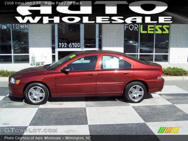 2008 Volvo S60 2.5T in Maple Red