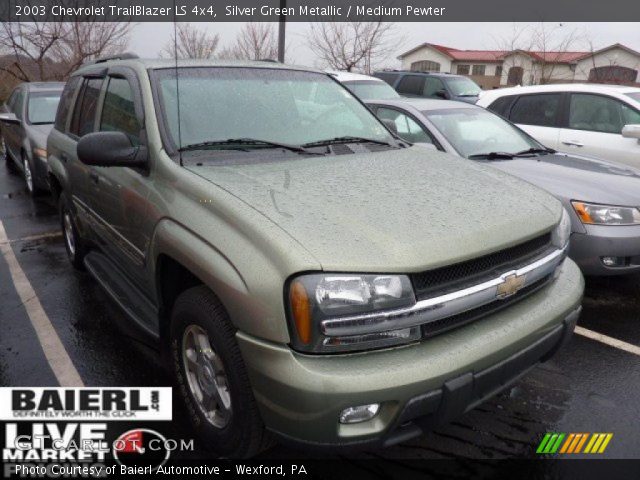 2003 Chevrolet TrailBlazer LS 4x4 in Silver Green Metallic