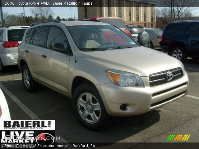 2006 Toyota RAV4 4WD in Beige Metallic