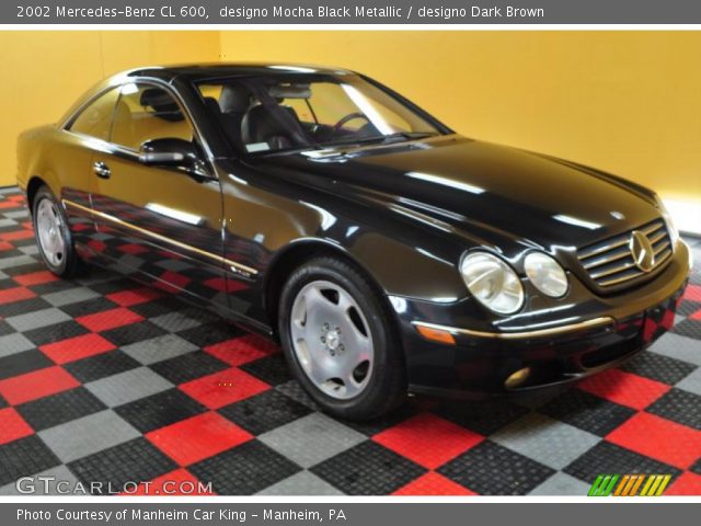 2002 Mercedes-Benz CL 600 in designo Mocha Black Metallic