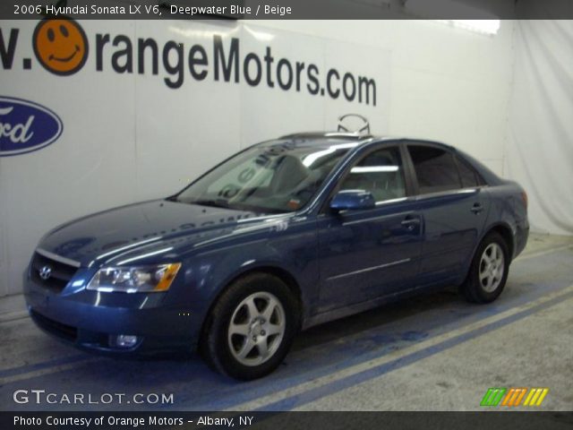 2006 Hyundai Sonata LX V6 in Deepwater Blue