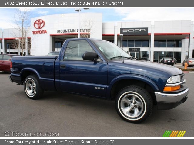 2002 Chevrolet S10 LS Regular Cab in Indigo Blue Metallic
