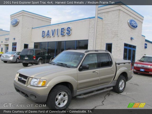 2001 Ford Explorer Sport Trac 4x4 in Harvest Gold Metallic