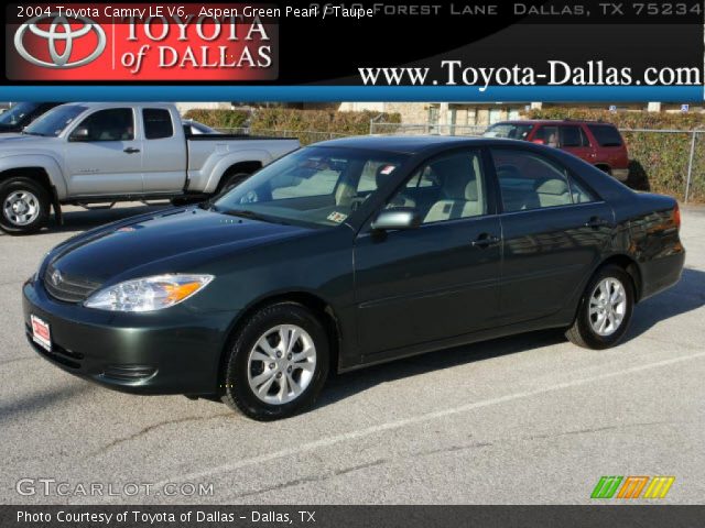 2004 Toyota Camry LE V6 in Aspen Green Pearl