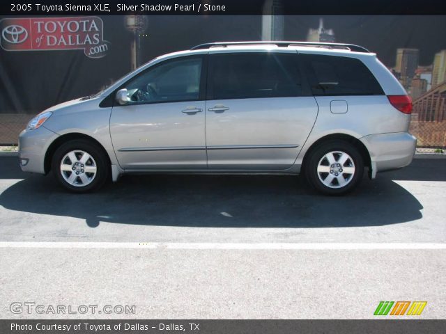 2005 Toyota Sienna XLE in Silver Shadow Pearl