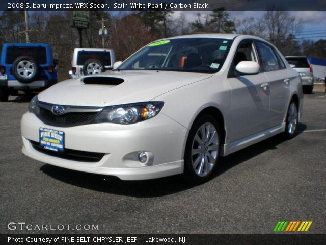 2008 Subaru Impreza WRX Sedan in Satin White Pearl