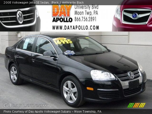 2008 Volkswagen Jetta SE Sedan in Black