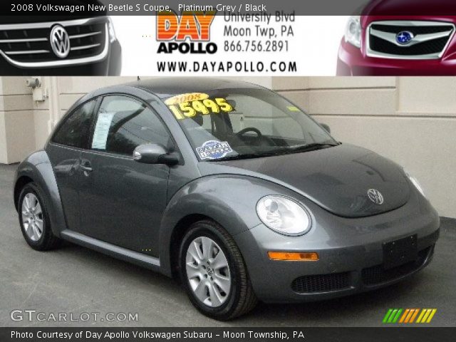 2008 Volkswagen New Beetle S Coupe in Platinum Grey