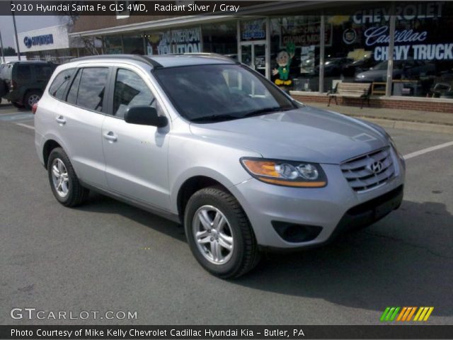 2010 Hyundai Santa Fe GLS 4WD in Radiant Silver