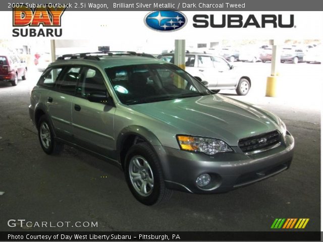 2007 Subaru Outback 2.5i Wagon in Brilliant Silver Metallic