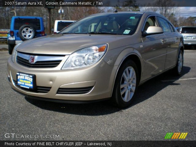 2007 Saturn Aura XE in Golden Cashmere Metallic