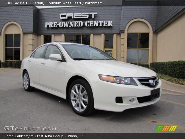 2008 Acura TSX Sedan in Premium White Pearl
