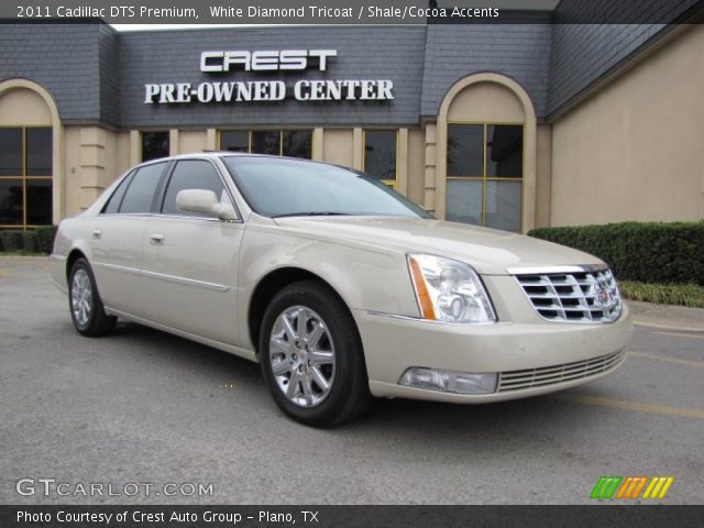 2011 Cadillac DTS Premium in White Diamond Tricoat