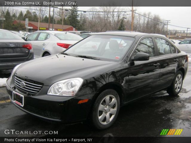 2008 Kia Optima LX in Ebony Black
