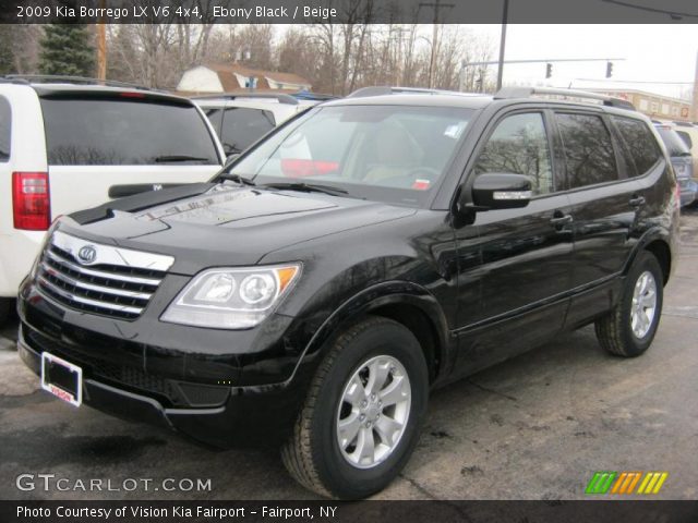 2009 Kia Borrego LX V6 4x4 in Ebony Black