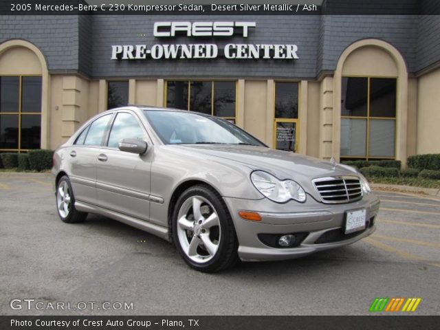 2005 Mercedes-Benz C 230 Kompressor Sedan in Desert Silver Metallic