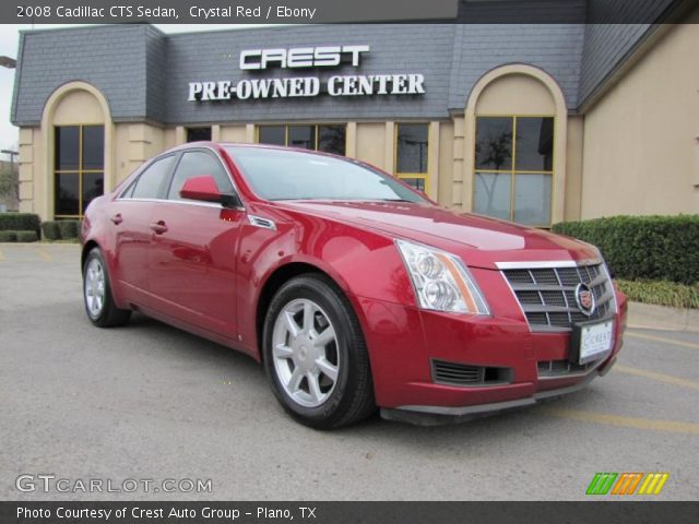 2008 Cadillac CTS Sedan in Crystal Red