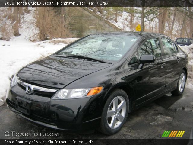 2008 Honda Civic EX Sedan in Nighthawk Black Pearl