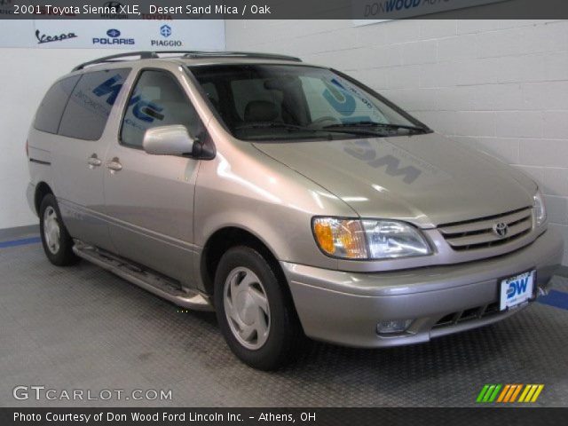 2001 Toyota Sienna XLE in Desert Sand Mica