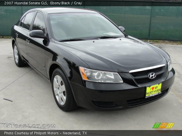 2007 Hyundai Sonata GLS in Ebony Black