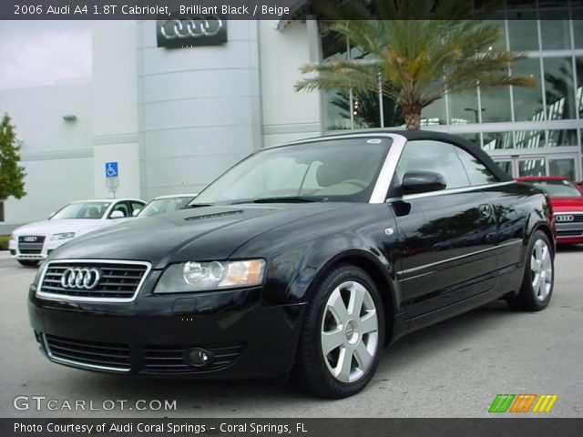 2006 Audi A4 1.8T Cabriolet in Brilliant Black