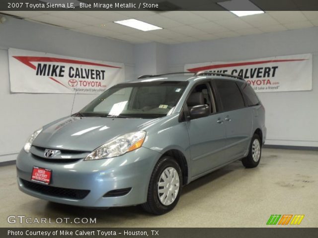 2007 Toyota Sienna LE in Blue Mirage Metallic