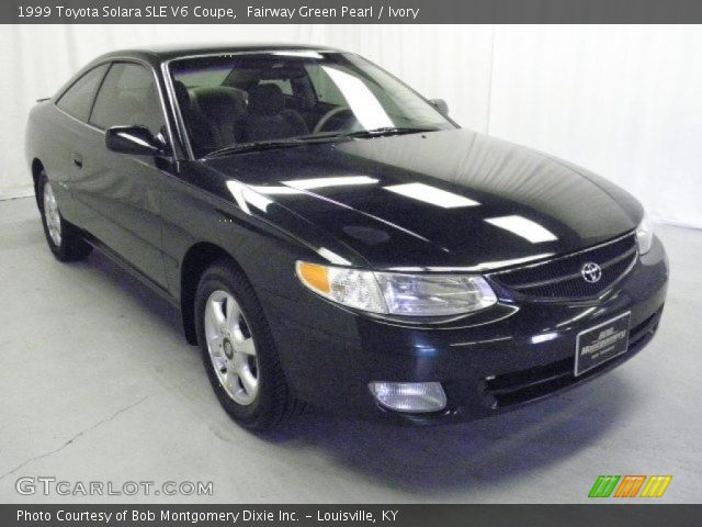 1999 Toyota Solara SLE V6 Coupe in Fairway Green Pearl