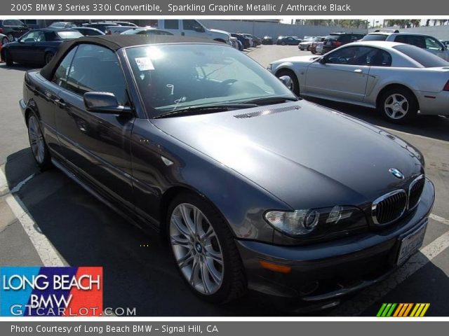 2005 BMW 3 Series 330i Convertible in Sparkling Graphite Metallic