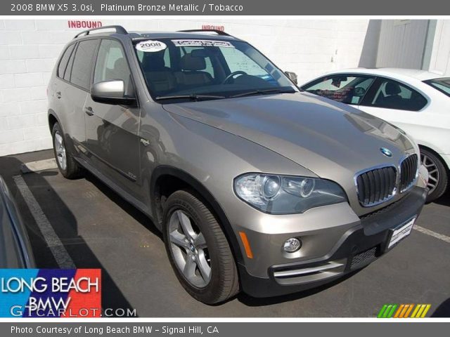 2008 BMW X5 3.0si in Platinum Bronze Metallic