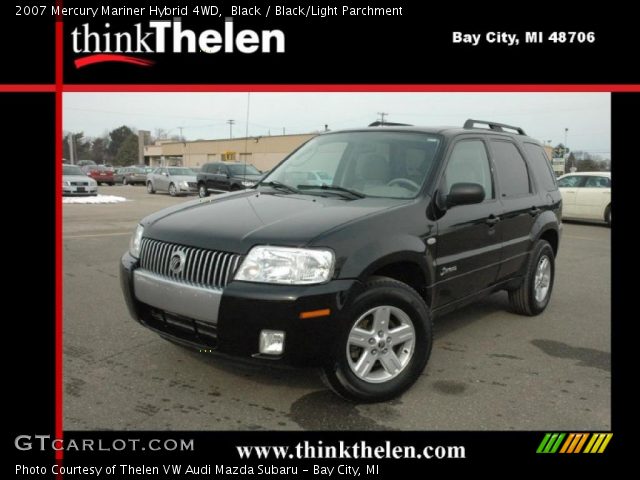 2007 Mercury Mariner Hybrid 4WD in Black