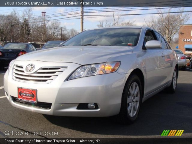 2008 Toyota Camry XLE V6 in Classic Silver Metallic