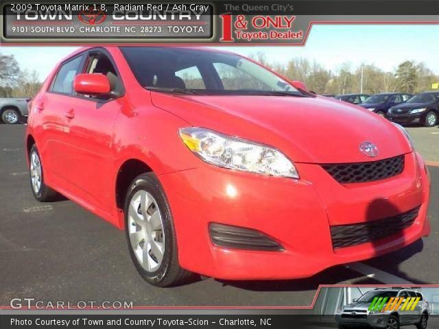 2009 Toyota Matrix 1.8 in Radiant Red
