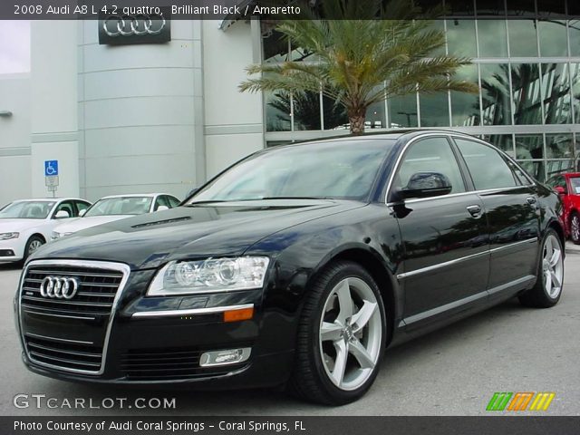2008 Audi A8 L 4.2 quattro in Brilliant Black