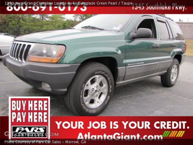 1999 Jeep Grand Cherokee Laredo 4x4 in Everglade Green Pearl