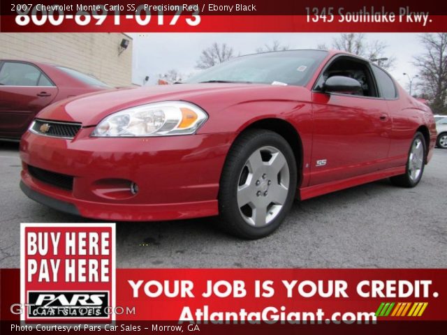 2007 Chevrolet Monte Carlo SS in Precision Red