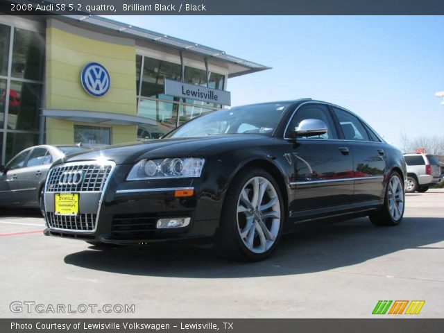2008 Audi S8 5.2 quattro in Brilliant Black