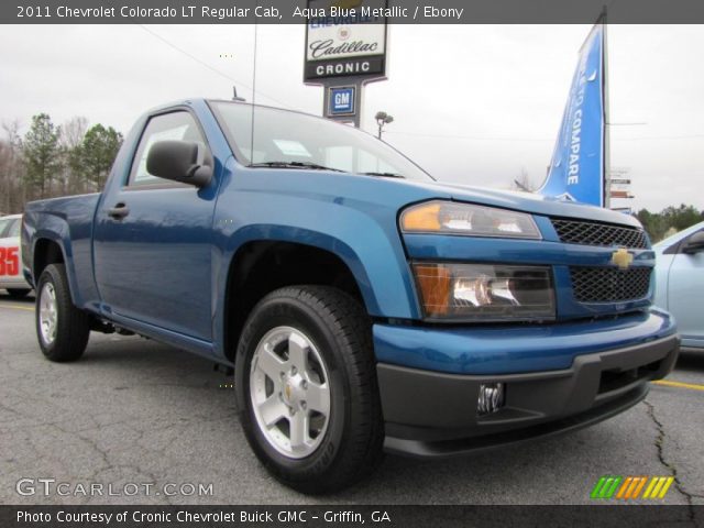 2011 Chevrolet Colorado LT Regular Cab in Aqua Blue Metallic